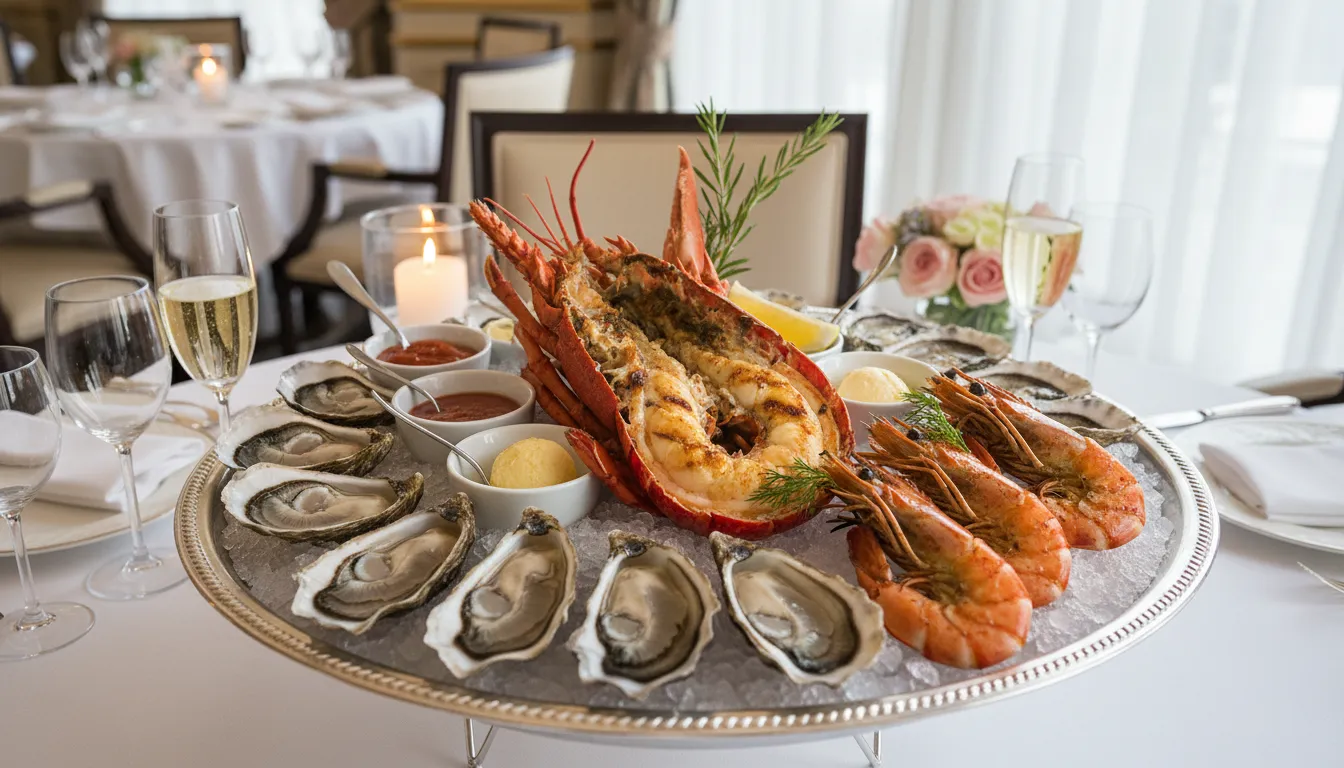 Seafood platter