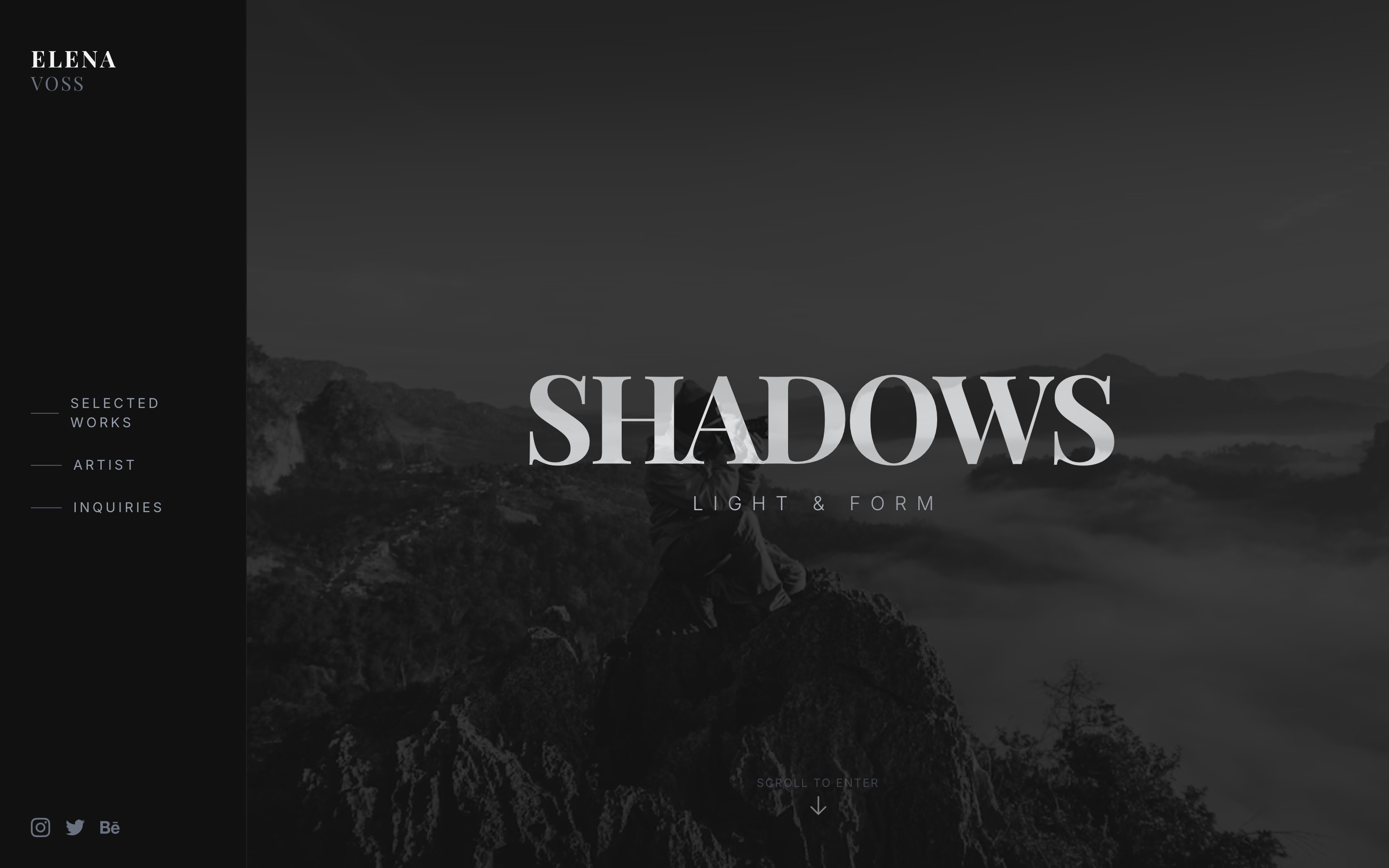 Screenshot of Artist Darkroom Gallery