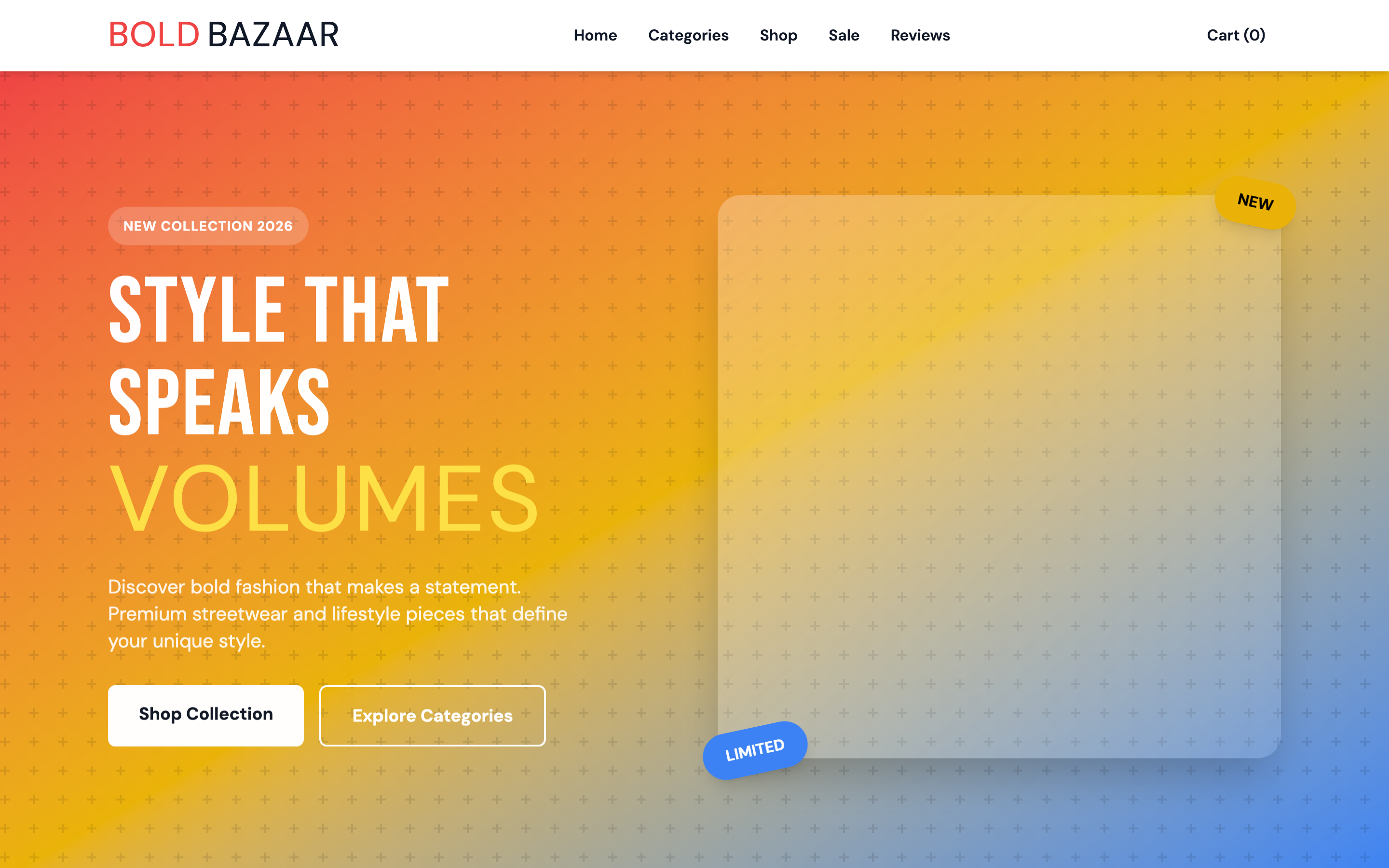 Screenshot of Bold Bazaar
