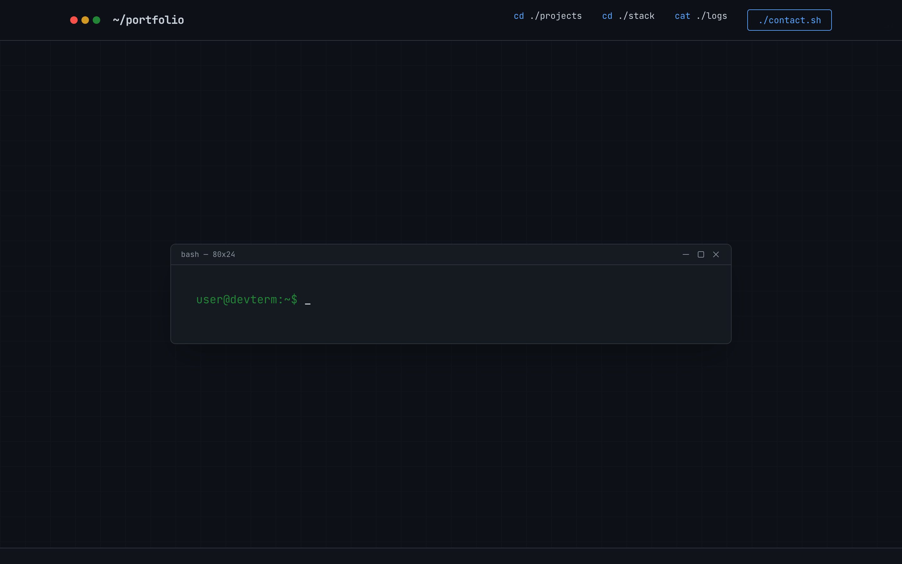 Screenshot of DevTerm Pro