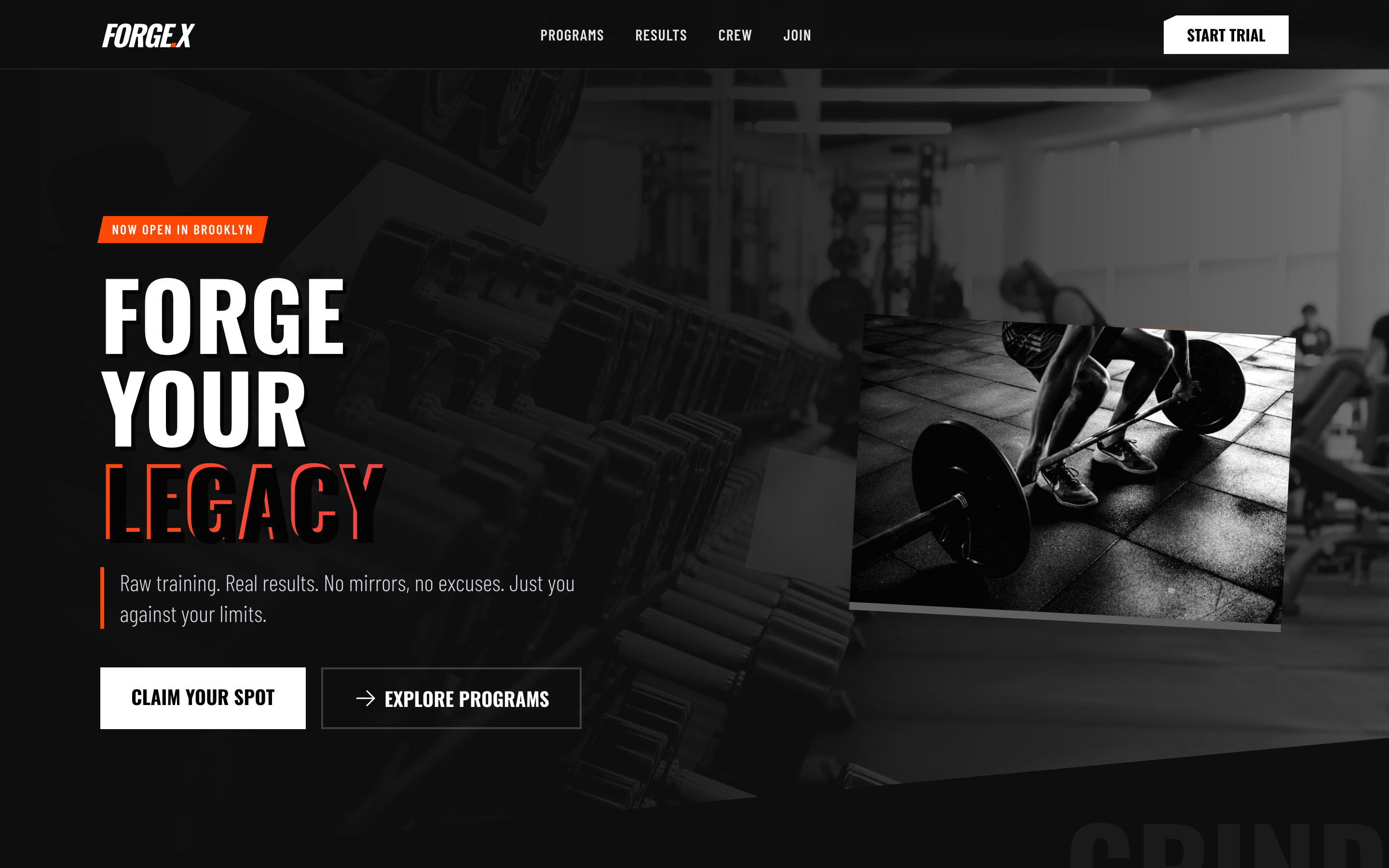 Screenshot of Industrial Edge Fitness