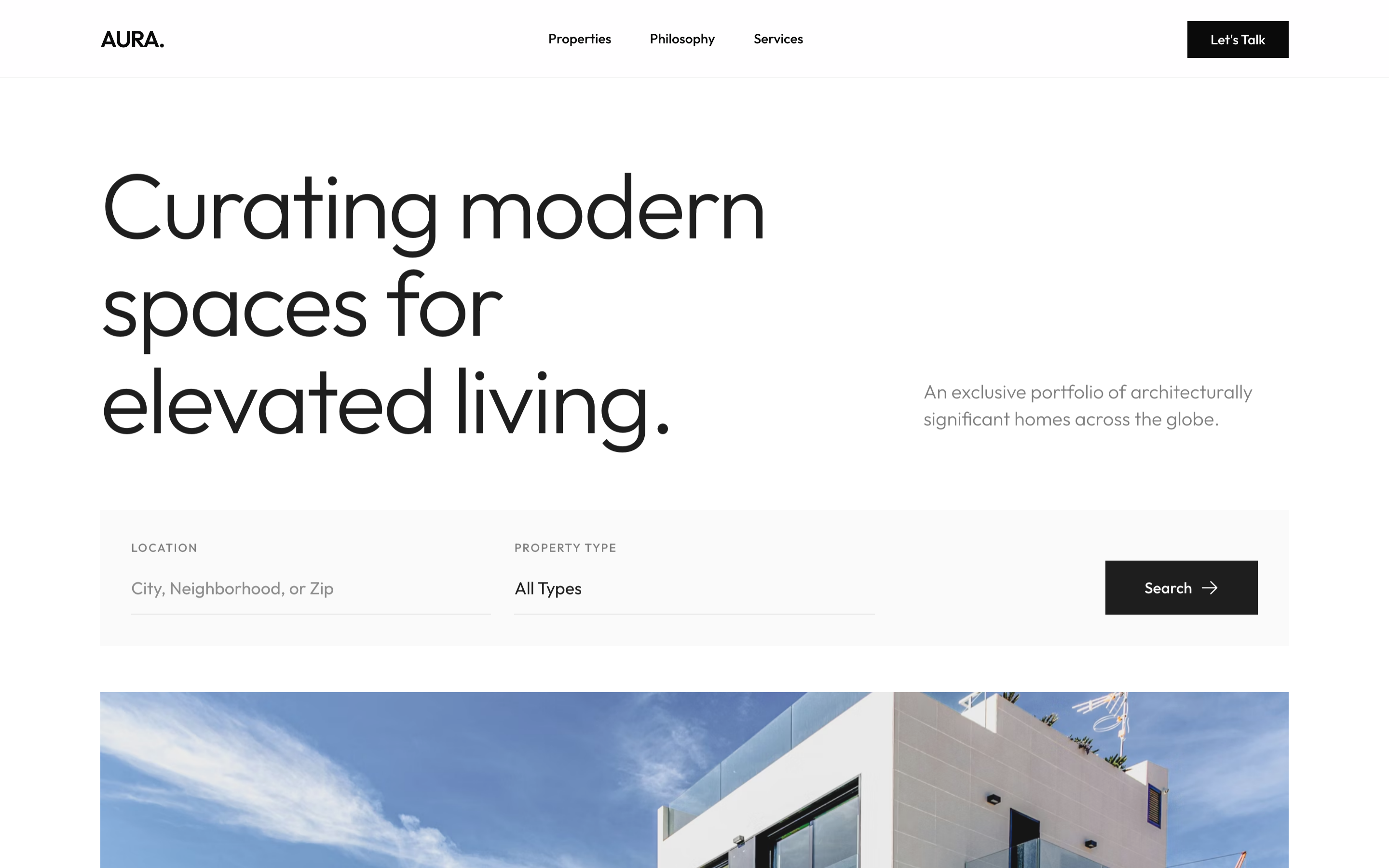 Modern Real Estate Template | Hostbento