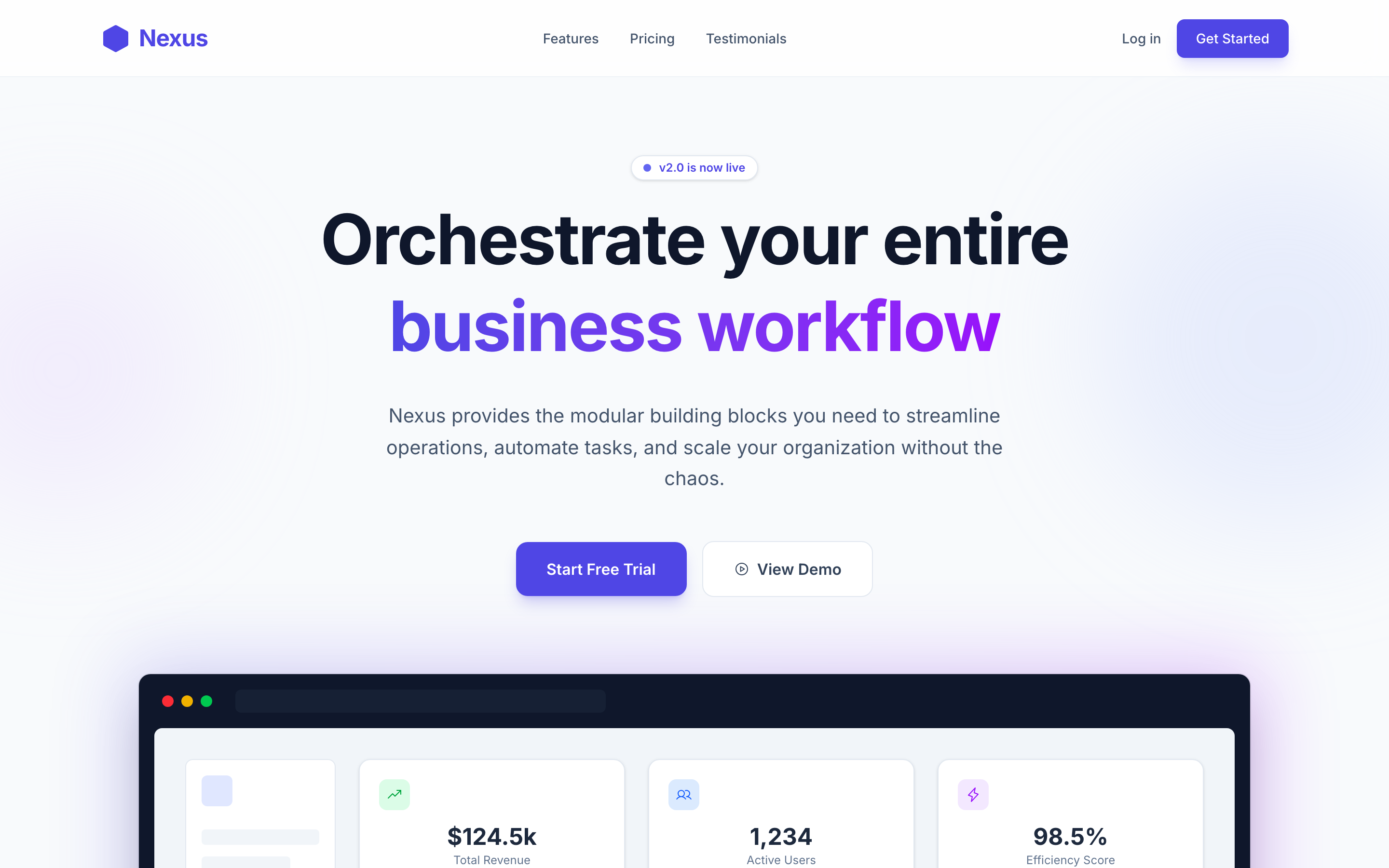 Screenshot of Pro SaaS Modular