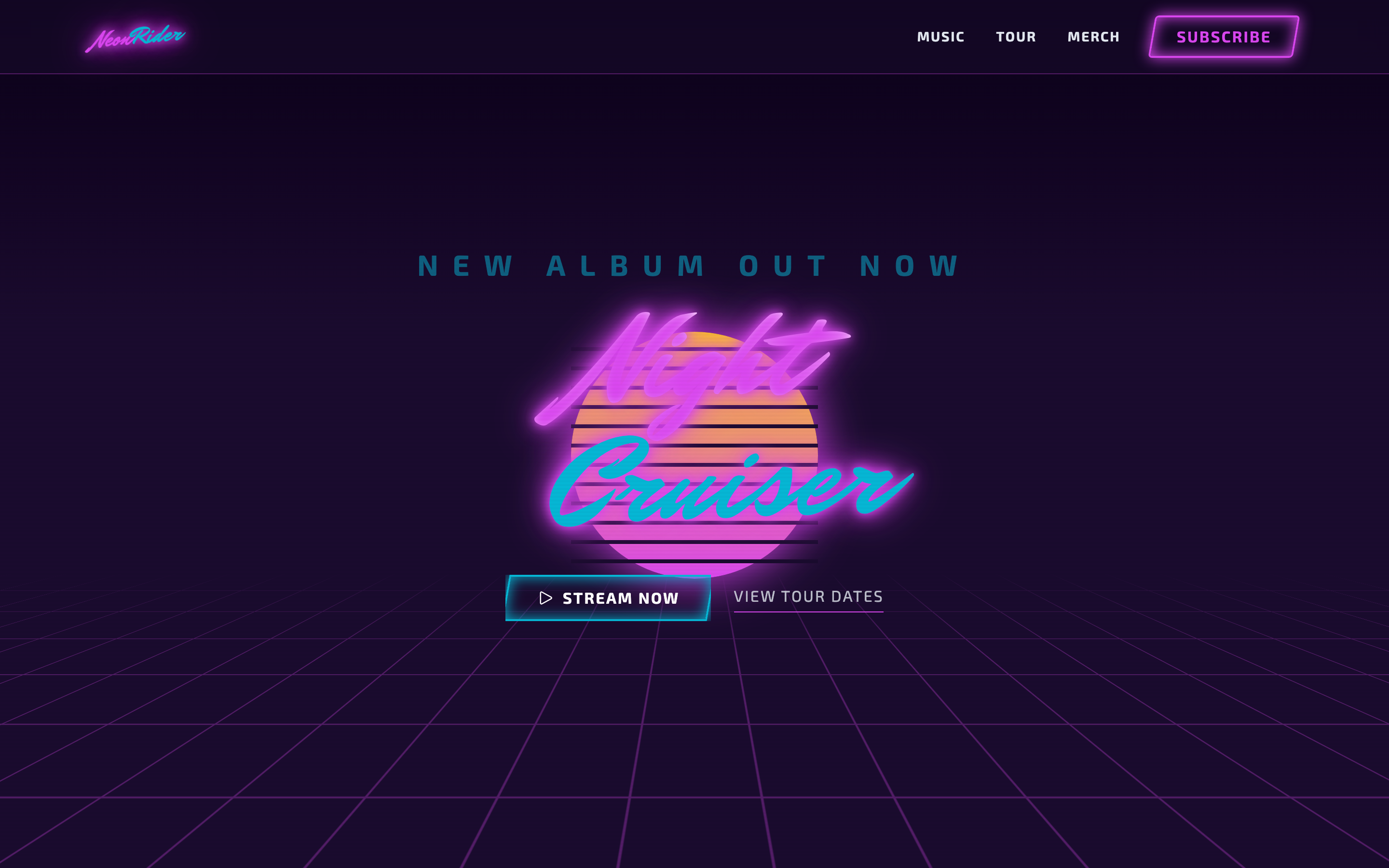 Screenshot of Neon Highway