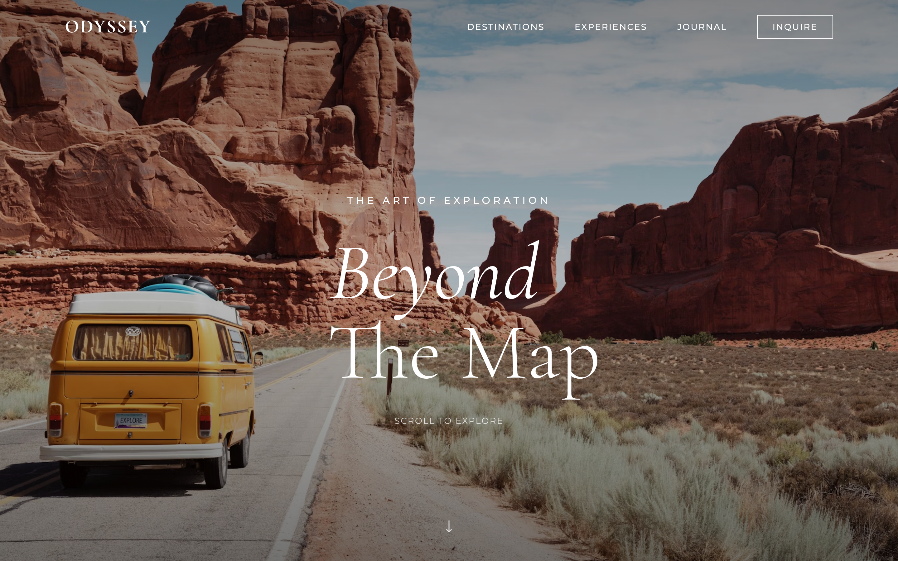 Screenshot of Odyssey Journal Editorial