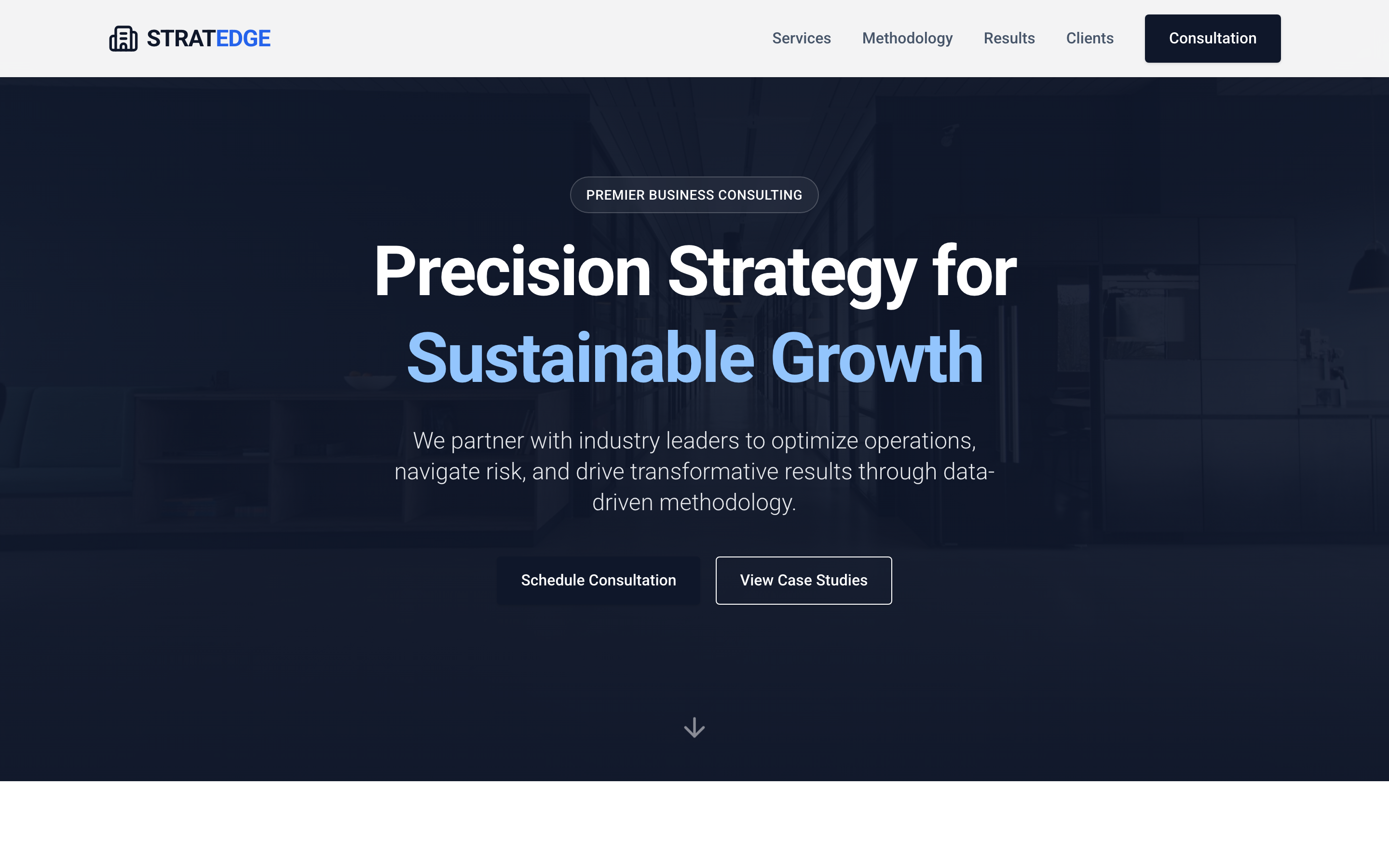 Screenshot of Classic Consulting Blueprint