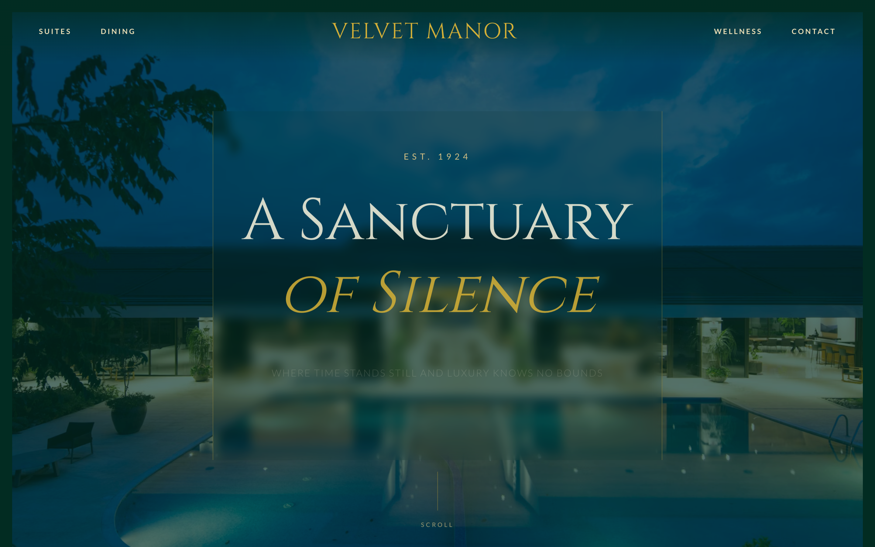 Screenshot of Velvet Manor Luxury Hotel